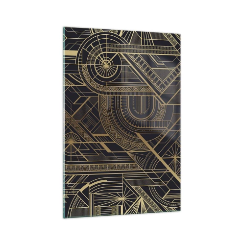 Quadro em vidro - Conceitos, ideias, planos - 70x100 cm