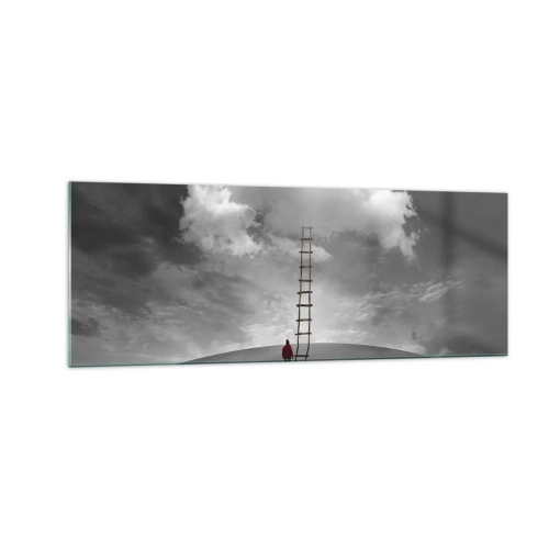 Quadro em vidro - Tudo é possível - 140x50 cm