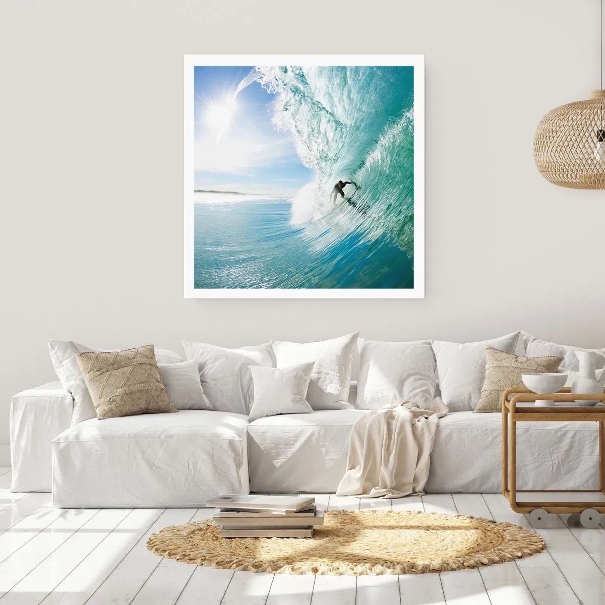 Pôster - Na crista da onda - 60x60 cm