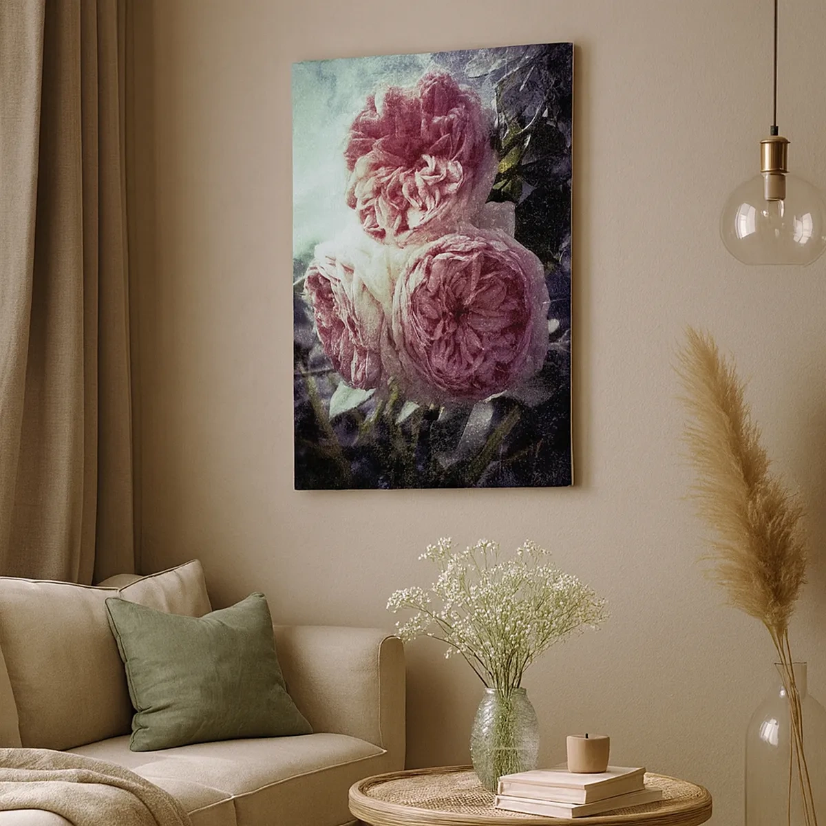 Quadro em tela - Em uma atmosfera romântica - 50x70 cm