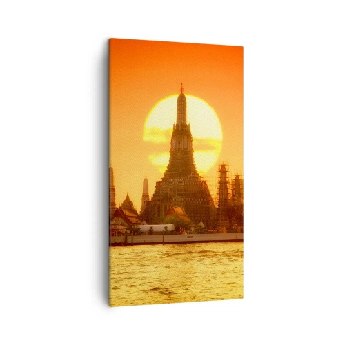 Quadro em tela - Rumo ao sol, sempre em direção ao sol - 45x80 cm