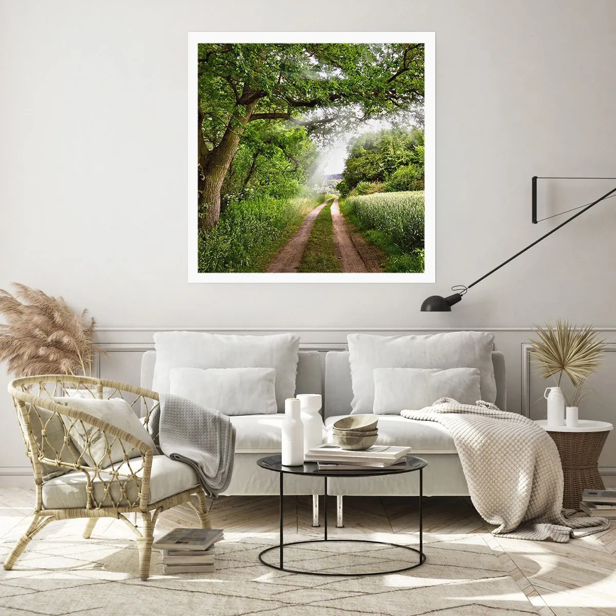 Pôster - Os pastores de Arcadia - 60x60 cm