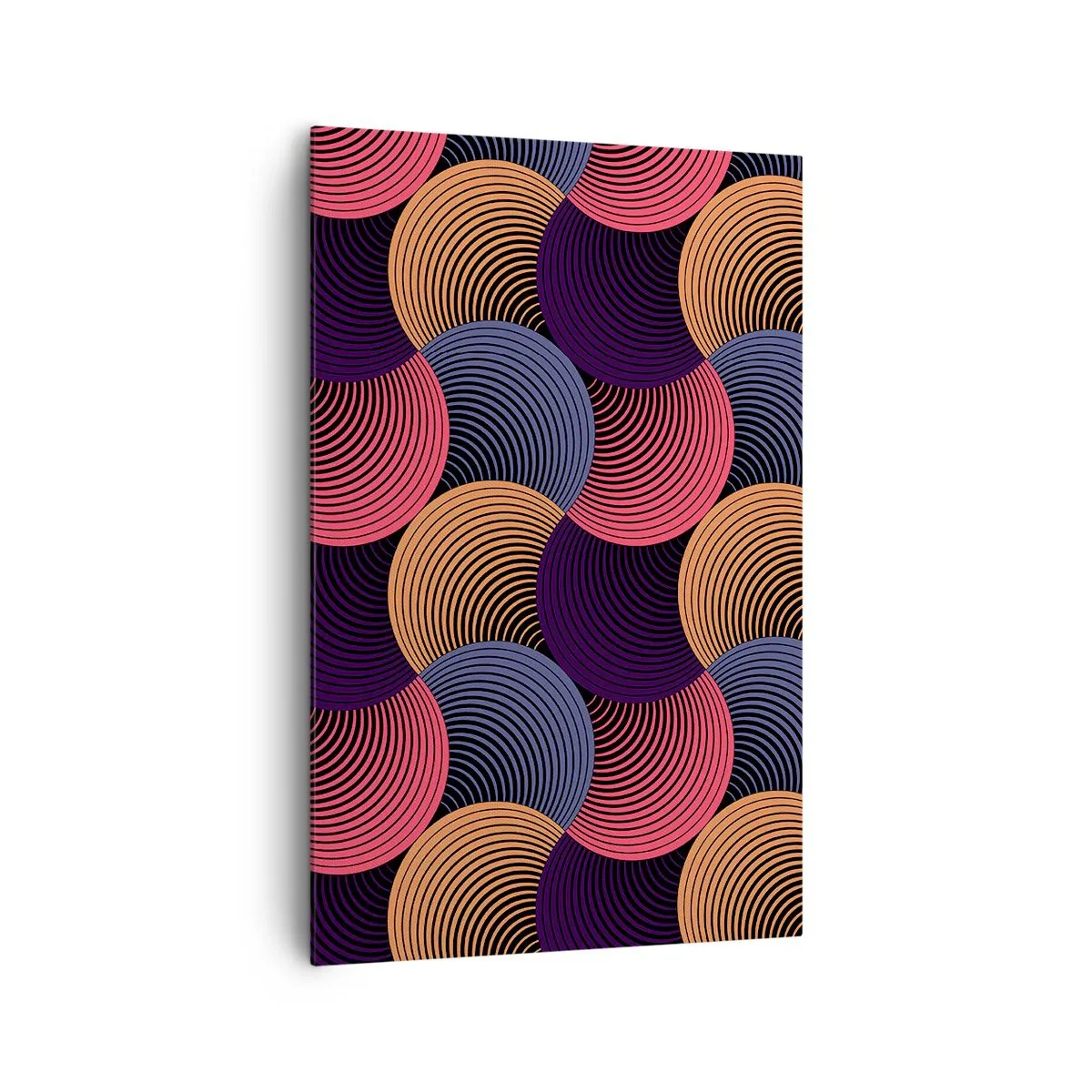 Quadro em tela - Num ritmo circular - 80x120 cm