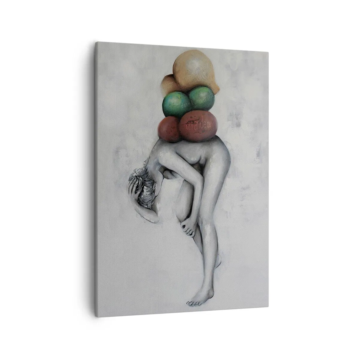 Quadro em tela - O fardo da vida - 50x70 cm