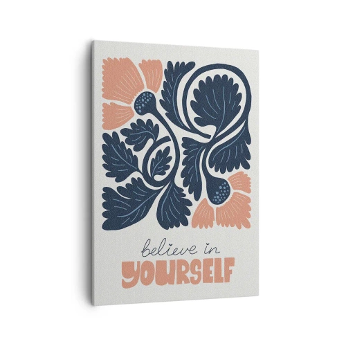 Quadro em tela - E floresces - 50x70 cm