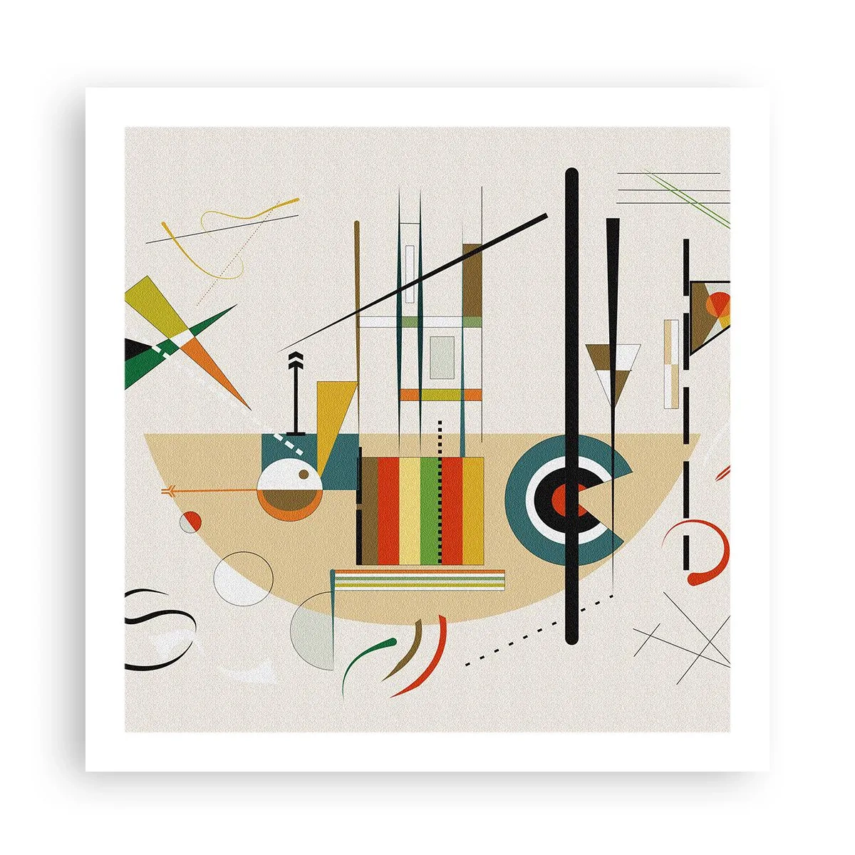 Pôster - E o mundo ri - 60x60 cm