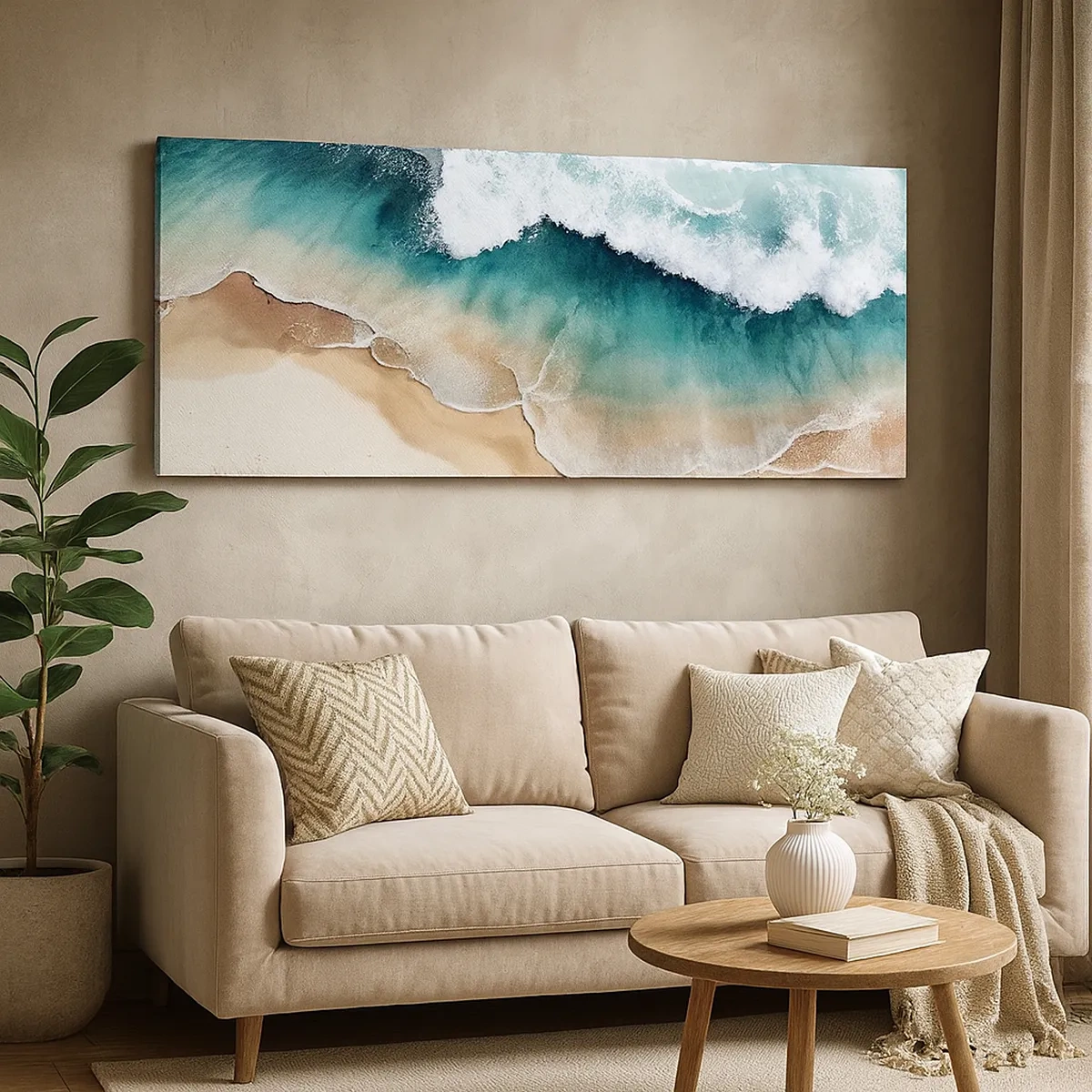 Quadro em tela - O eterno encontro - 30x30 cm