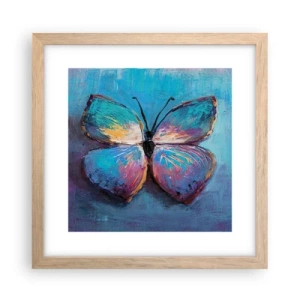 Pôster com moldura de carvalho claro - Em toda a sua glória - 30x30 cm