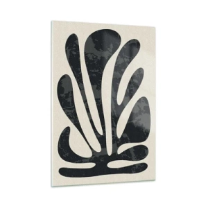 Quadro em vidro - Abstração com vários dedos - 50x70 cm