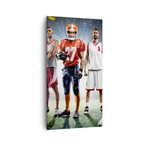 Quadro em tela - Gladiadores dos campos - 55x100 cm