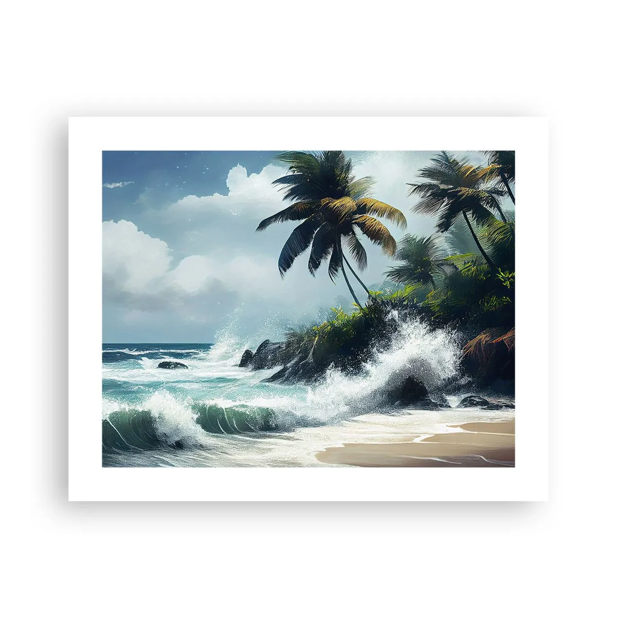 Pôster - Em uma costa tropical - 50x40 cm
