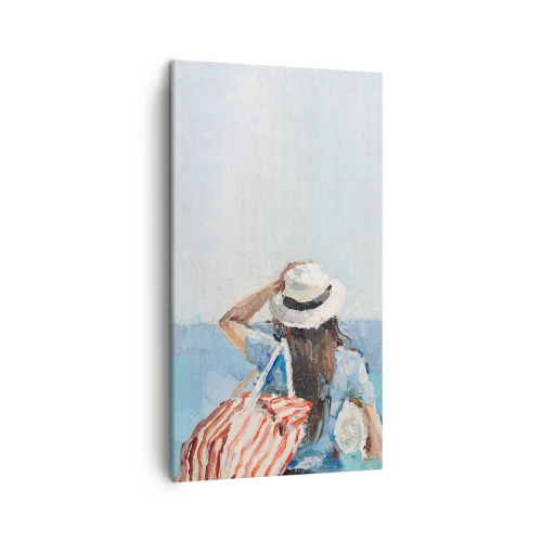 Quadro em tela - Bem-vindo às suas férias - 45x80 cm