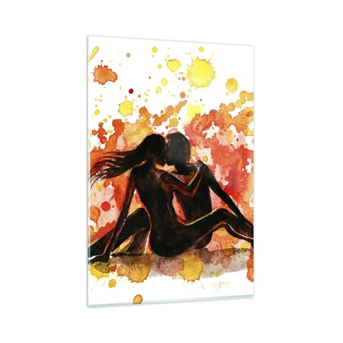 Quadro em vidro - E fez-se a luz - 80x120 cm