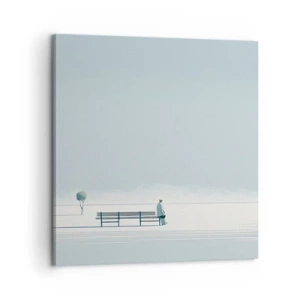 Quadro em tela - Sim, estou esperando. - 60x60 cm