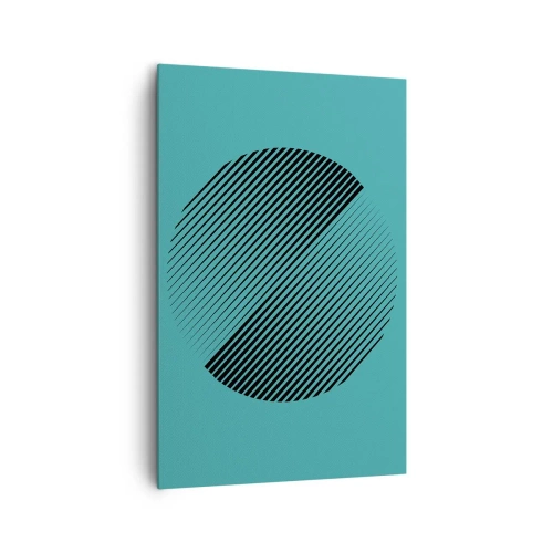 Quadro em tela - Círculo – uma variação geométrica - 80x120 cm