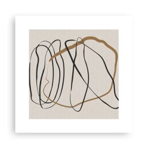 Pôster - Composição – dança em loop - 30x30 cm