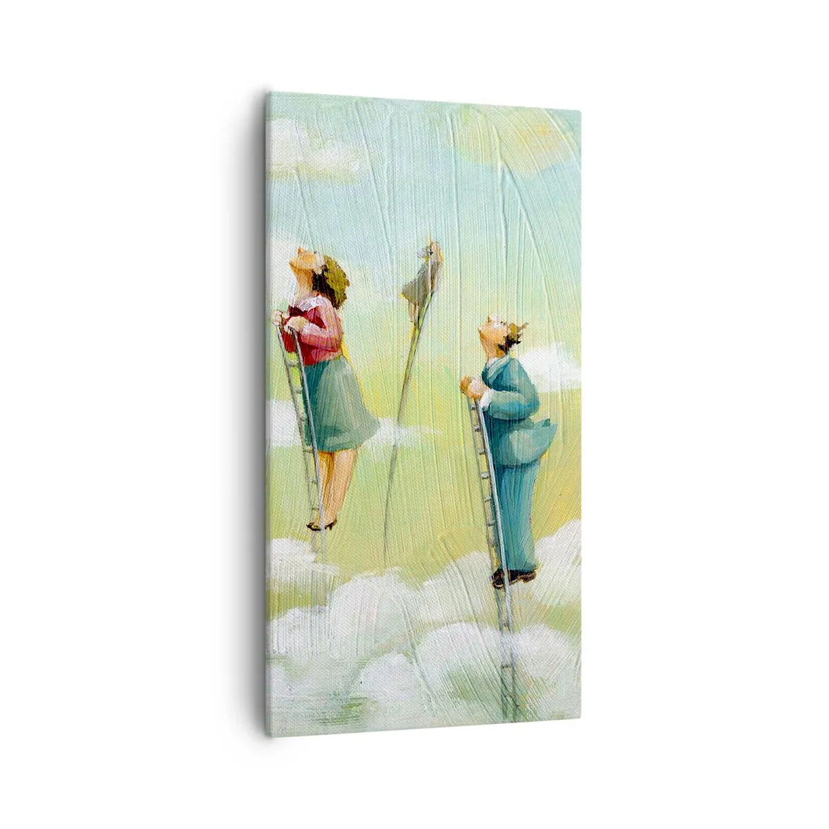 Quadro em tela - Por trás do seu sonho - 55x100 cm