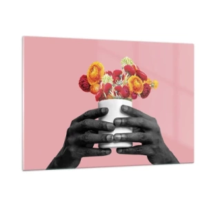 Quadro em vidro - A apoteose da vida - 120x80 cm