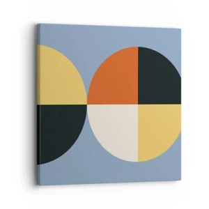 Quadro em tela - Verja e conte - 30x30 cm