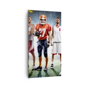 Quadro em tela - Gladiadores dos campos - 65x120 cm