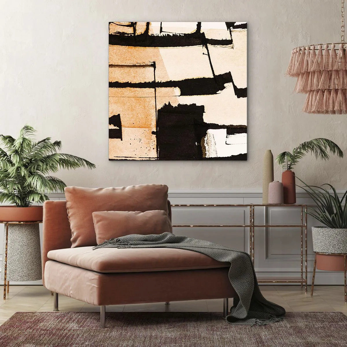 Quadro em tela - No entanto, a ordem - 60x60 cm