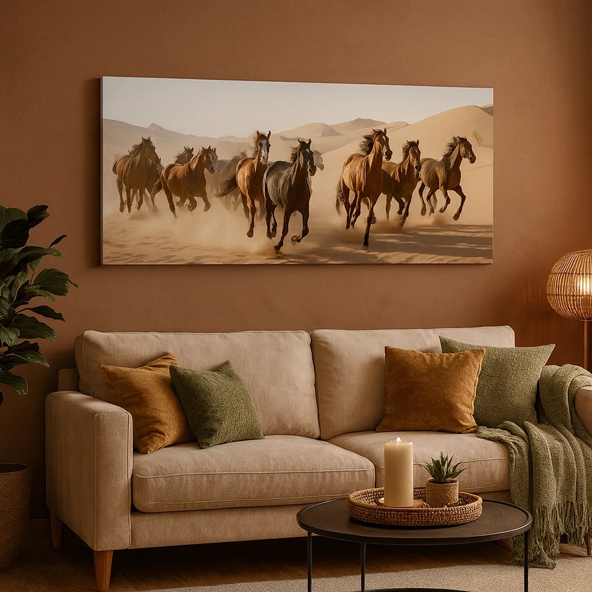 Quadro em tela - Livre como o vento - 30x30 cm