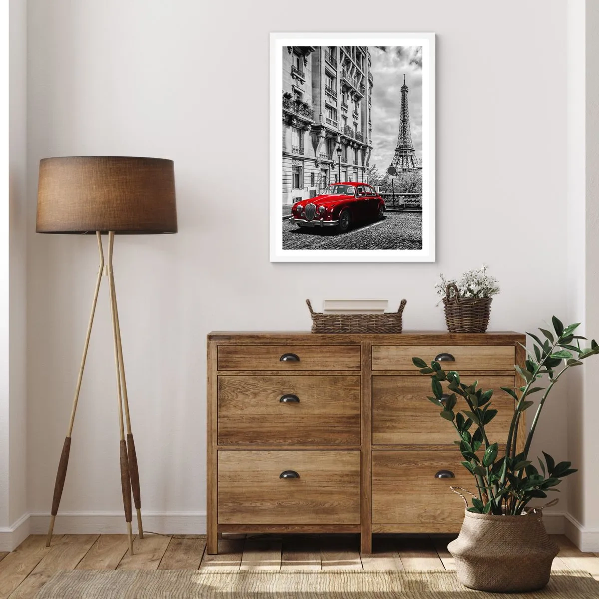 Pôster em moldura branca - Predador na cidade - 40x50 cm