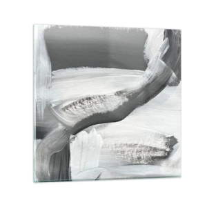 Quadro em vidro - Um movimento decisivo - 40x40 cm