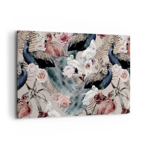 Quadro em tela - No jardim do palácio - 120x80 cm