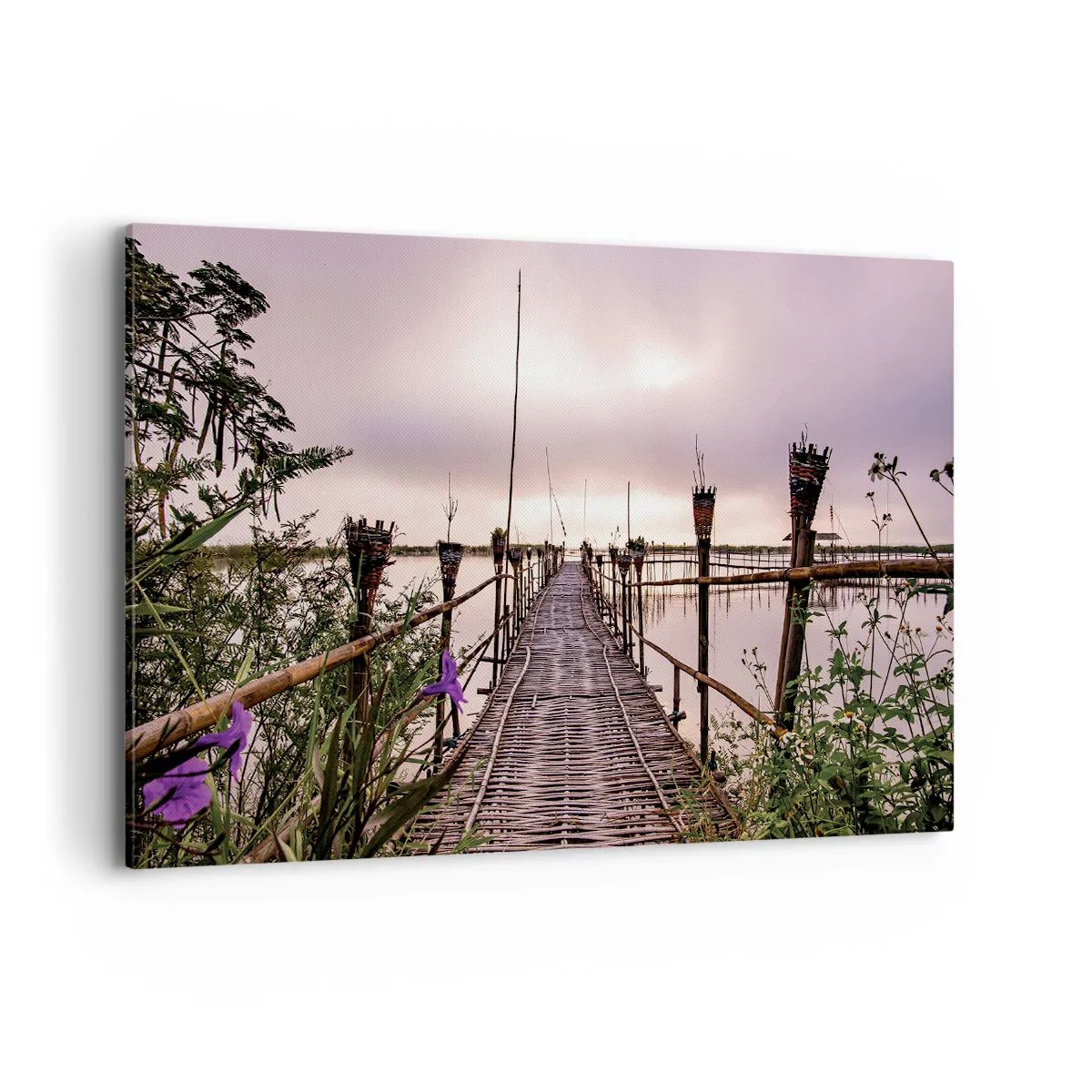 Quadro em tela - Paz e tranquilidade da Ásia - 120x80 cm