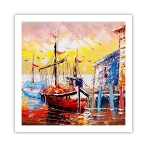 Pôster - Feliz retorno - 60x60 cm