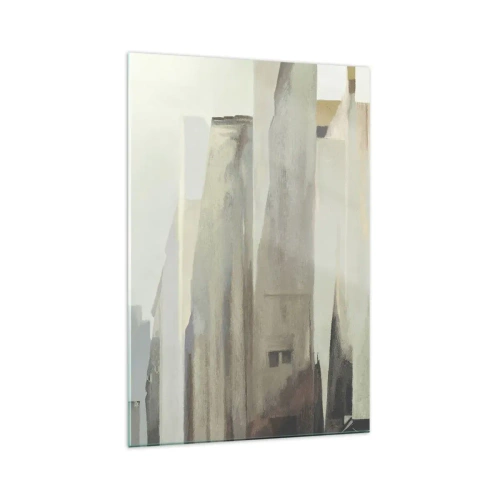 Quadro em vidro - Sonho com a cidade - 70x100 cm