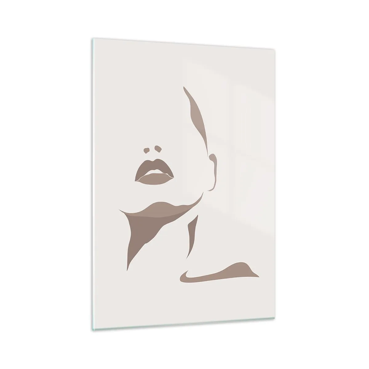 Quadro em vidro - Feito de luz e sombra - 50x70 cm