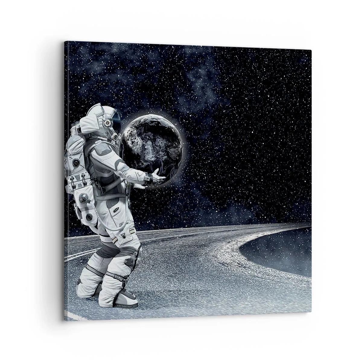 Quadro em tela - Na Via Láctea - 60x60 cm