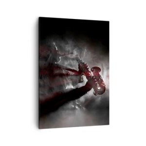 Quadro em tela - Nos fumos do jazz - 50x70 cm