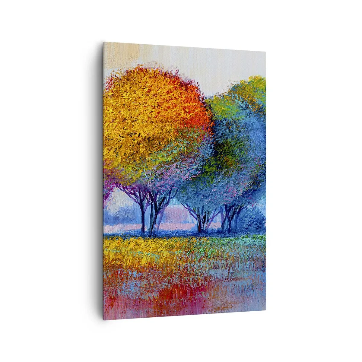 Quadro em tela - Um amontoado de cores lascivas - 80x120 cm