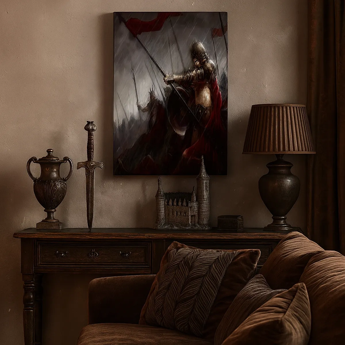 Quadro em tela - Viajante, vá e diga a Esparta... - 50x70 cm