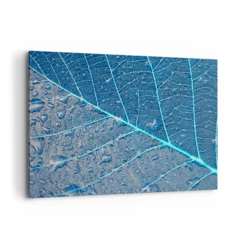 Quadro em tela - A vida em azul - 100x70 cm