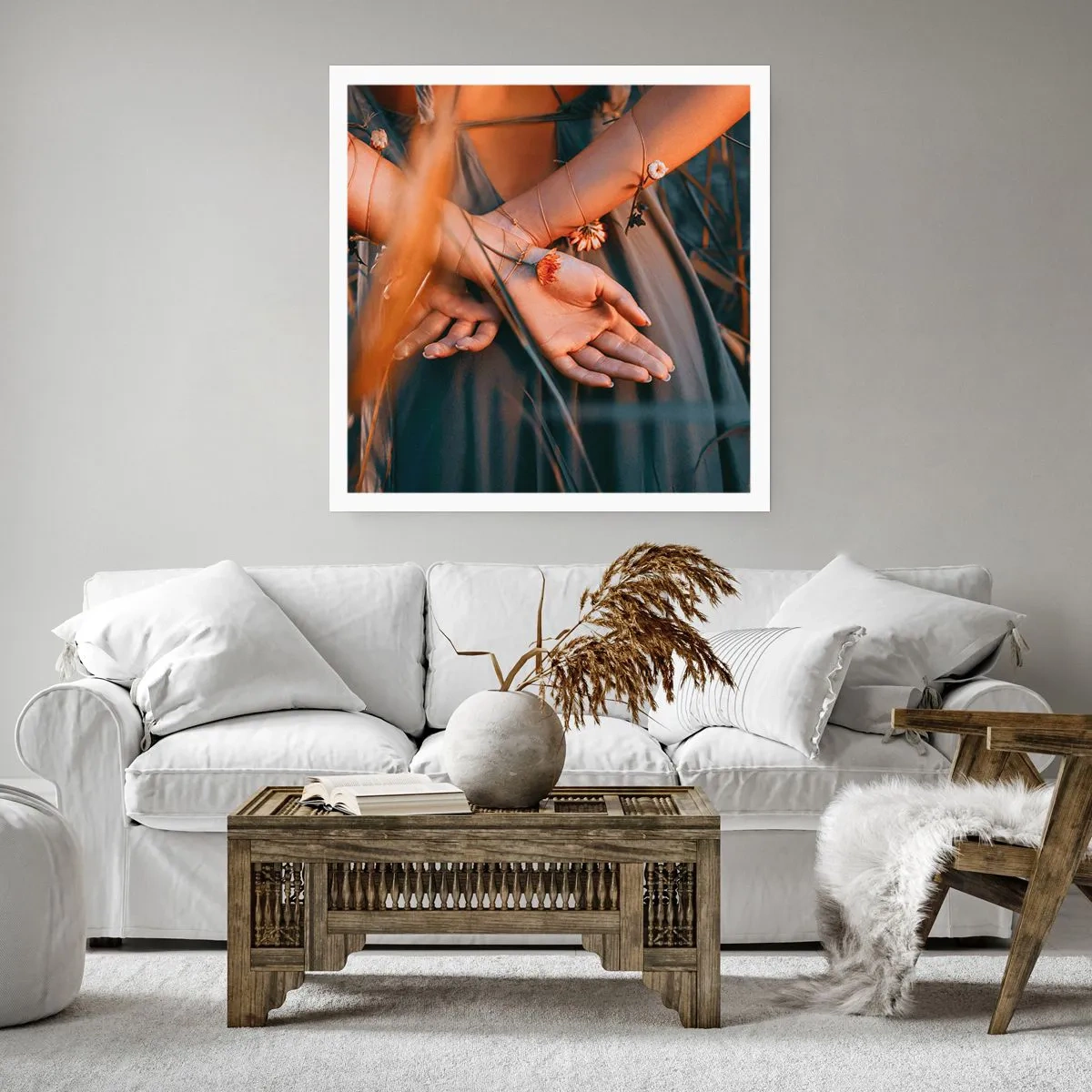 Pôster - Ligada à natureza - 40x40 cm