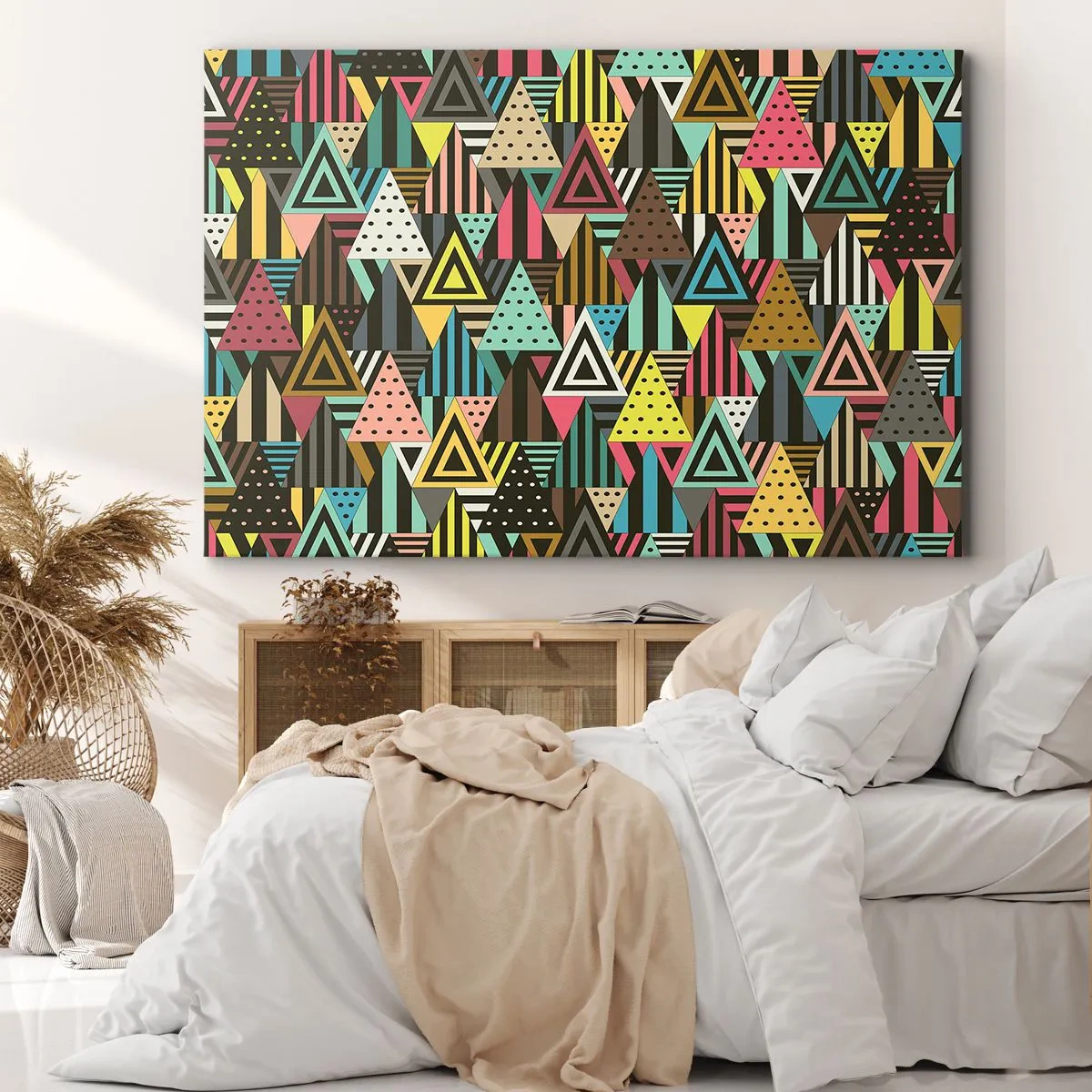 Quadro em tela - Em ritmo para três - 100x70 cm