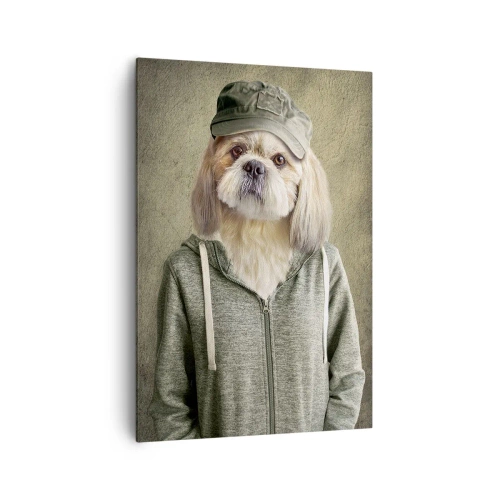 Quadro em tela - Prefiro relaxar - 70x100 cm