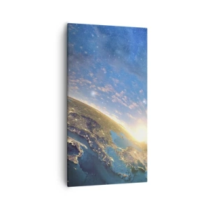 Quadro em tela - Vamos olhar para nós mesmos à distância - 55x100 cm