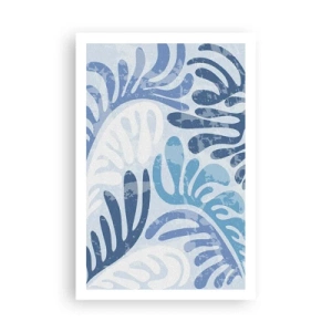 Pôster - Samambaias azuis - 61x91 cm