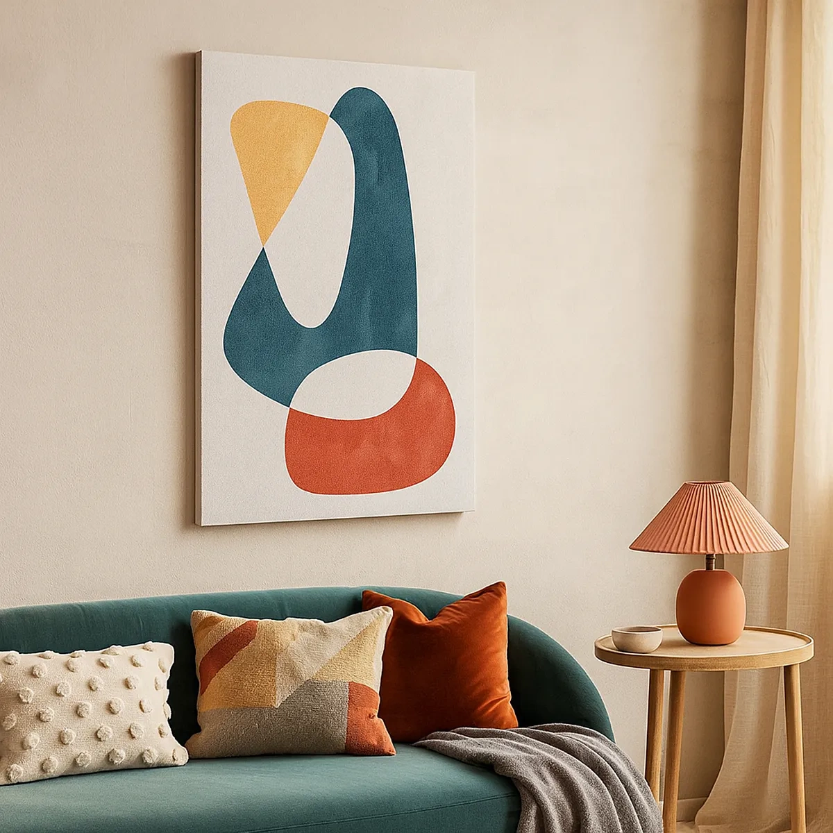 Quadro em tela - Influências e metamorfoses - 50x70 cm