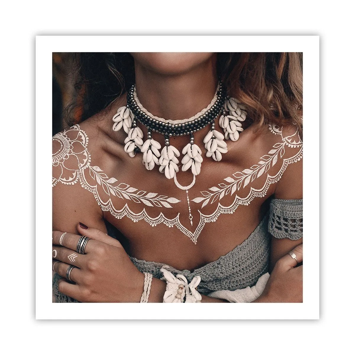 Pôster - Talismãs, rituais de feminilidade - 60x60 cm