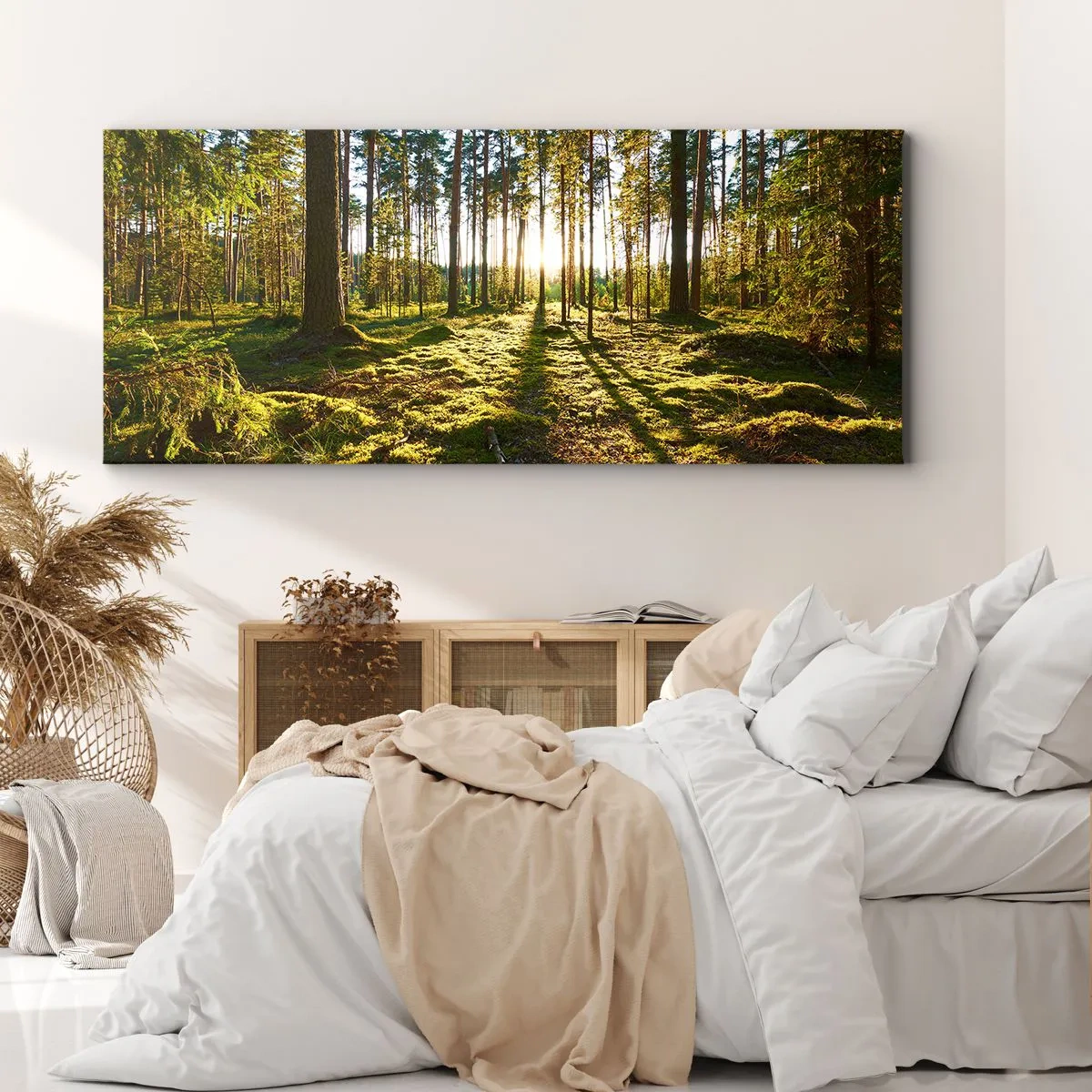 Quadro em tela - ...Além das sete florestas - 140x50 cm