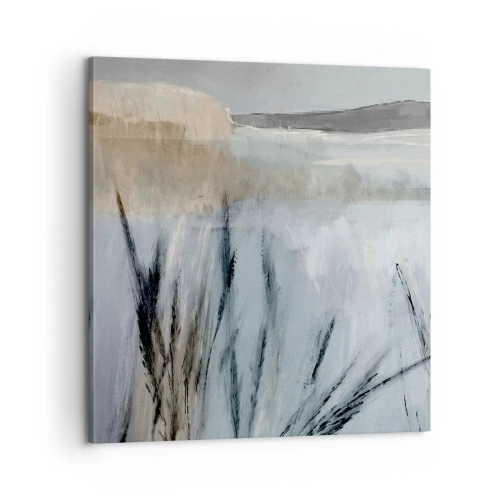 Quadro em tela - Campos de inverno - 60x60 cm