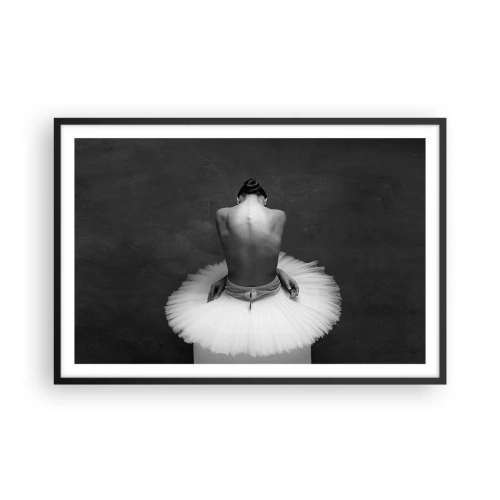 Pôster com moldura preta - Está a florescer - 91x61 cm