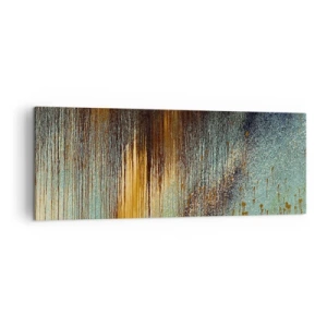 Quadro em tela - Uma composição colorida não acidental - 140x50 cm