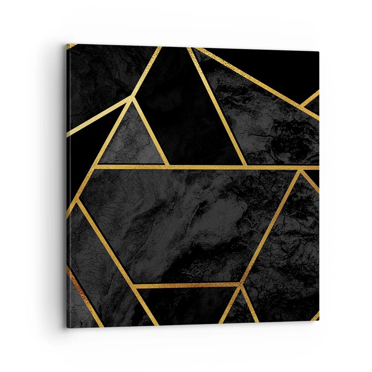Quadro em tela - Escuridão e esplendor - 70x70 cm
